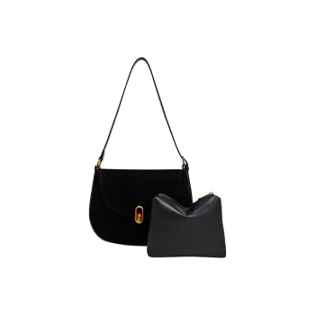 BEMIX PETS Synthetic Leather Shoulder Bag Women's Black