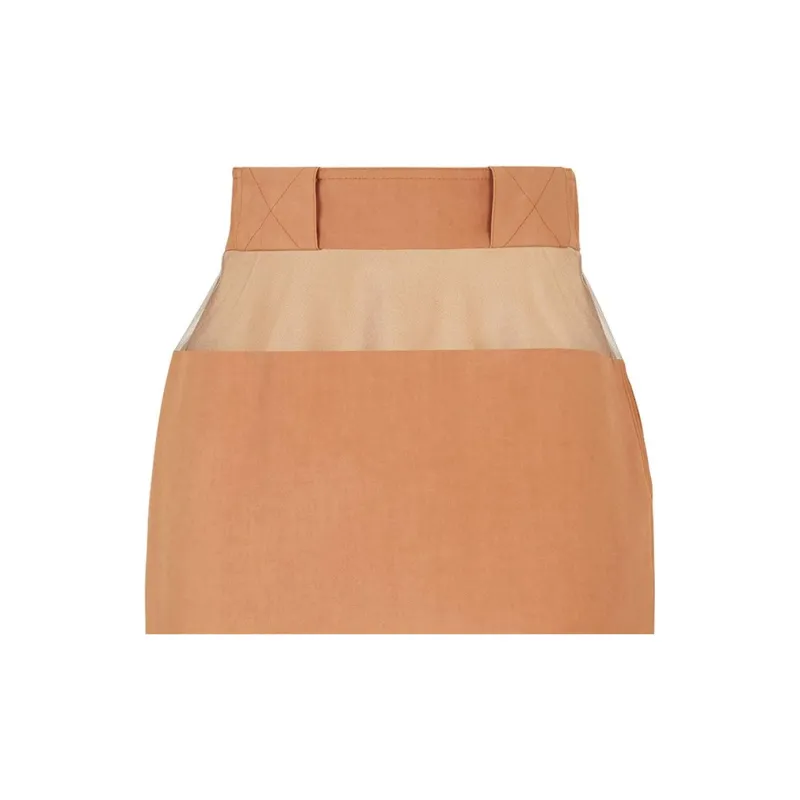 FENDI Casual Long Skirts Women's Brown-2