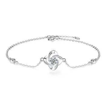 WUMZK 925 Sterling Silver Bracelets Women's