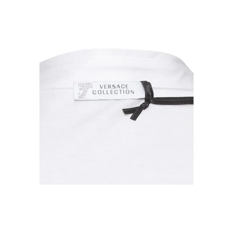VERSACE COLLECTION Polo Shirts Men White-2