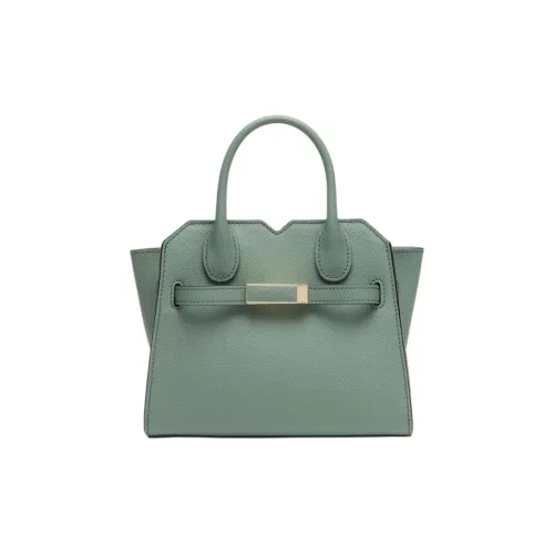 Valextra Soft Calfskin One Shoulder Handbag Micro Women's Eucalyptus Green