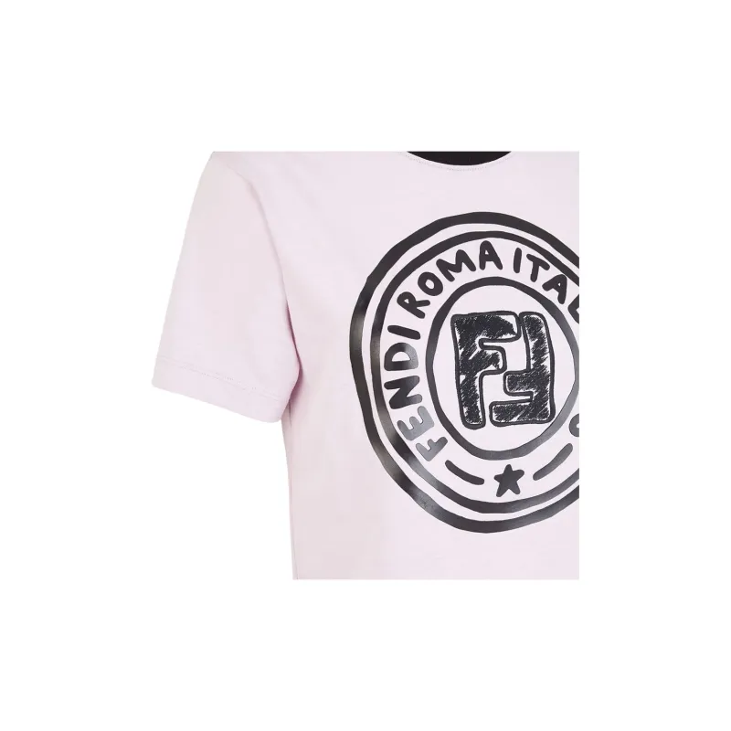 FENDI T-Shirt Women's Light Pink-2