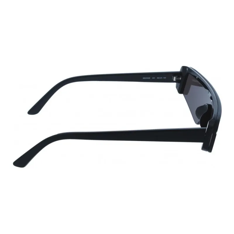 Balenciaga Acetate Irregular Shape Sunglasses Unisex Black-4