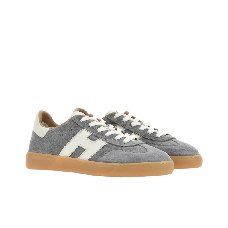 HOGAN Cool Low Top Skateboard Shoes Men's Blue-2