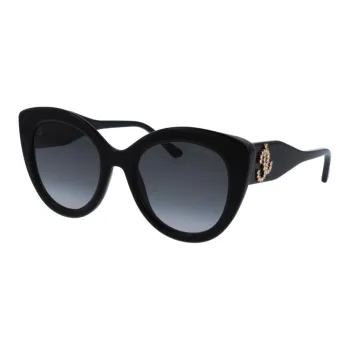 Jimmy Choo Acetate Cat Eye Sunglasses Women's Black