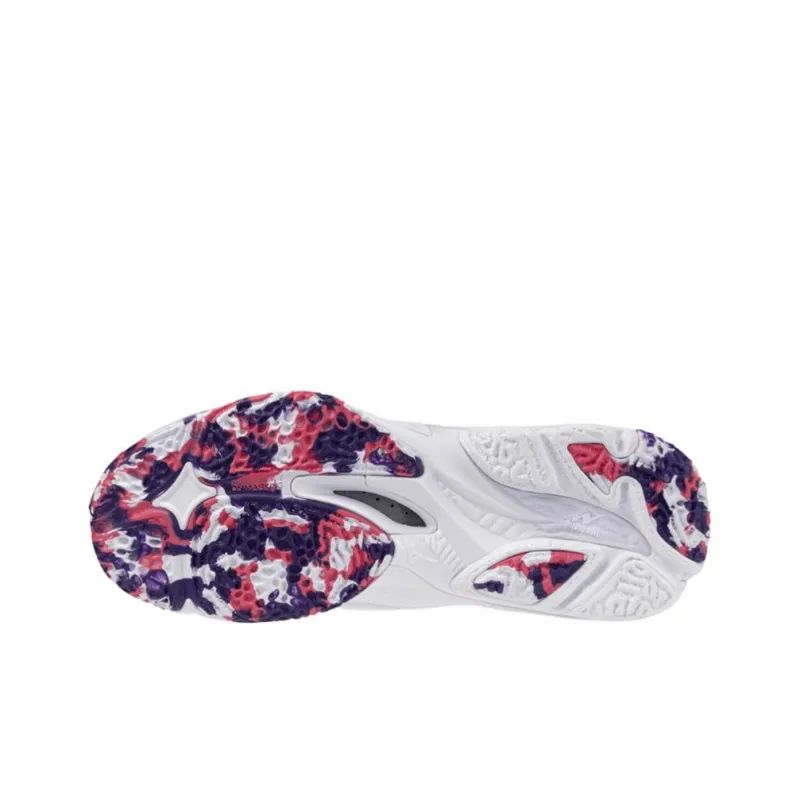 Mizuno Women's Wave Lightning Z8 'White Violet Indigo' Women's-4