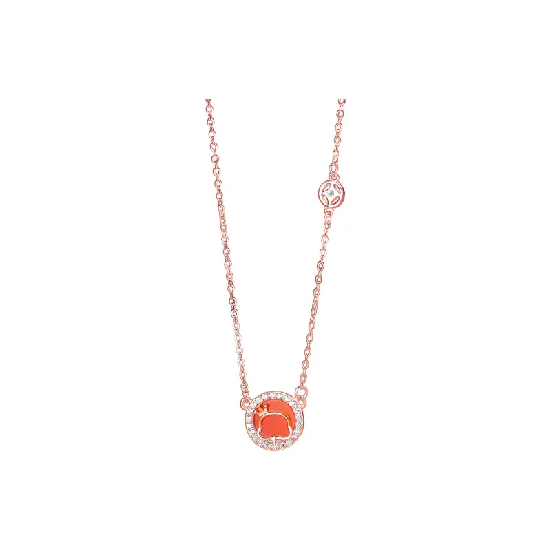 Emerald Agate Necklaces Women's-0