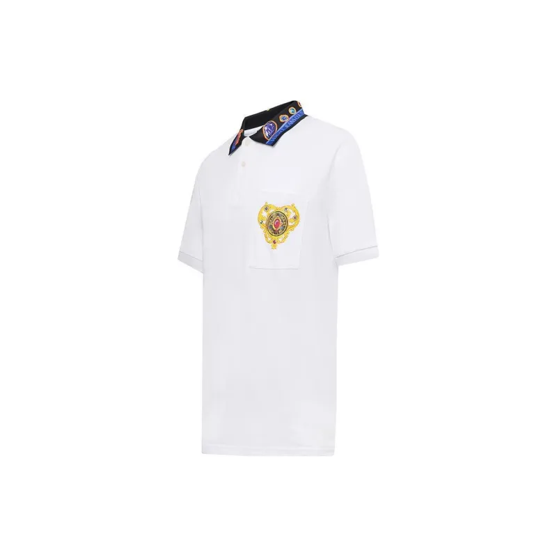 VERSACE JEANS COUTURE Heart Couture Short Sleeved Polo Shirt-2