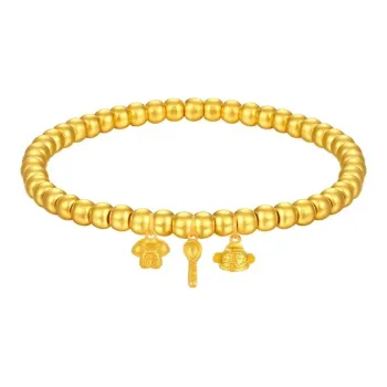KING TAI SANG Gold Bracelet Unisex