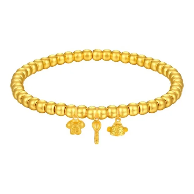 KING TAI SANG Gold Bracelet Unisex-0