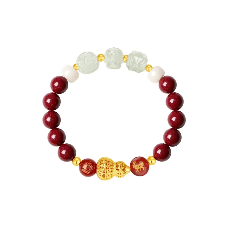 SEVEN COOK Hetian Jade Bracelets Pale Greenish White Jade Unisex-13