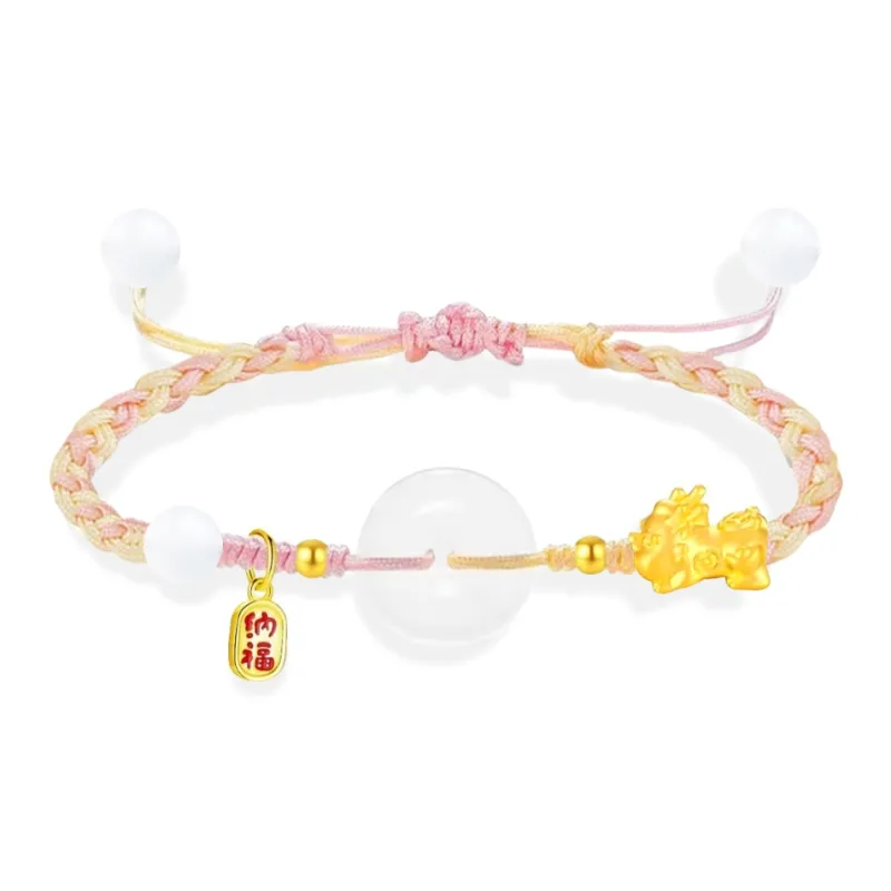 SINO GEM Gold Bracelet Unisex-5