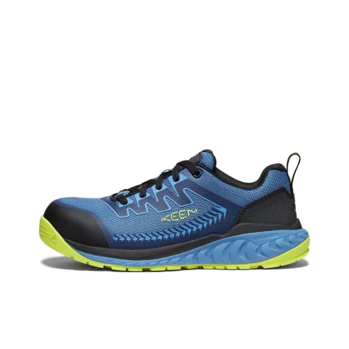 KEEN Anti-Slip Wear-Resistant Low-Top Casual Shoes Men's Blue Black