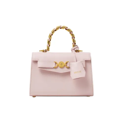 VERSACE Medusa '95 Calfskin One Shoulder Handbags Small Size Women's Light Pink Red