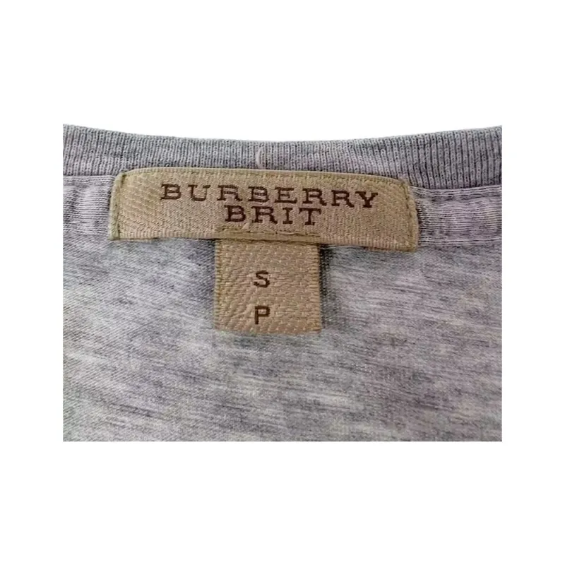 Burberry T Shirts Men Gray-2