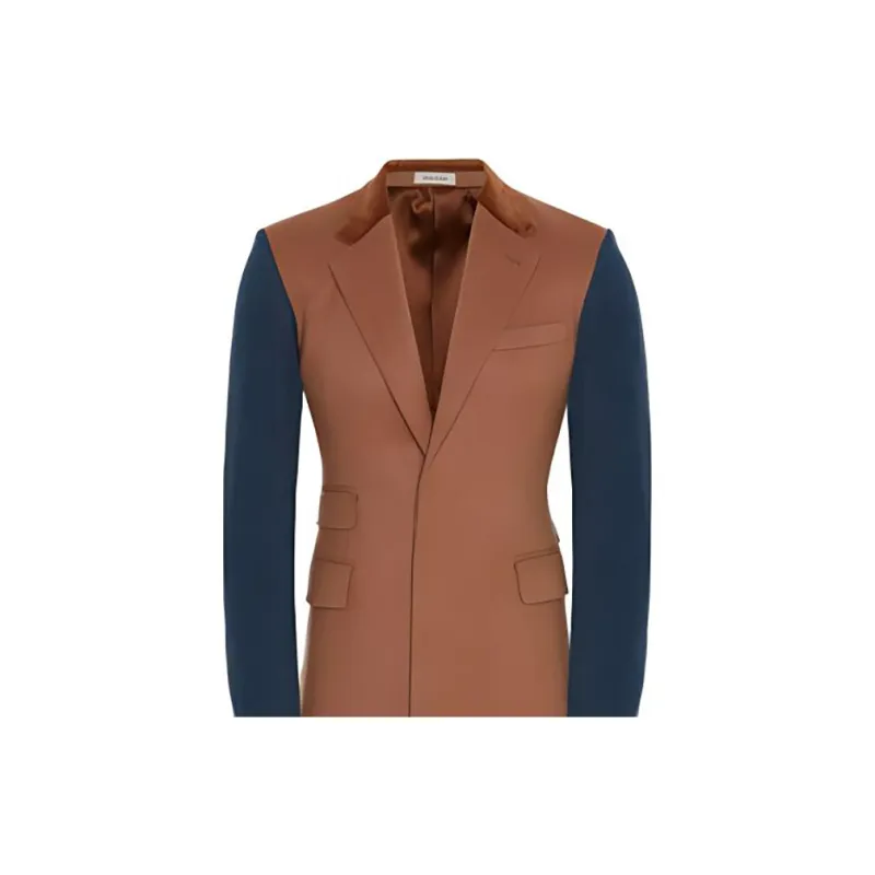 Alexander McQueen SS22 Coat Men's Camel-4