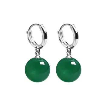 Emerald Jade Earrings Women's