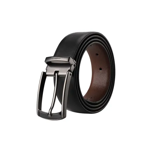 MILLIE'S Split Cow Leather Leather Belts Men's Width  3.5cm