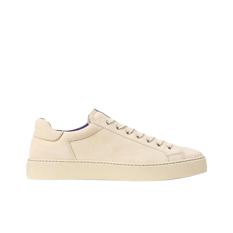 LAUREN RALPH LAUREN Severn Low-Top Skateboard Shoes Men's Beige-1