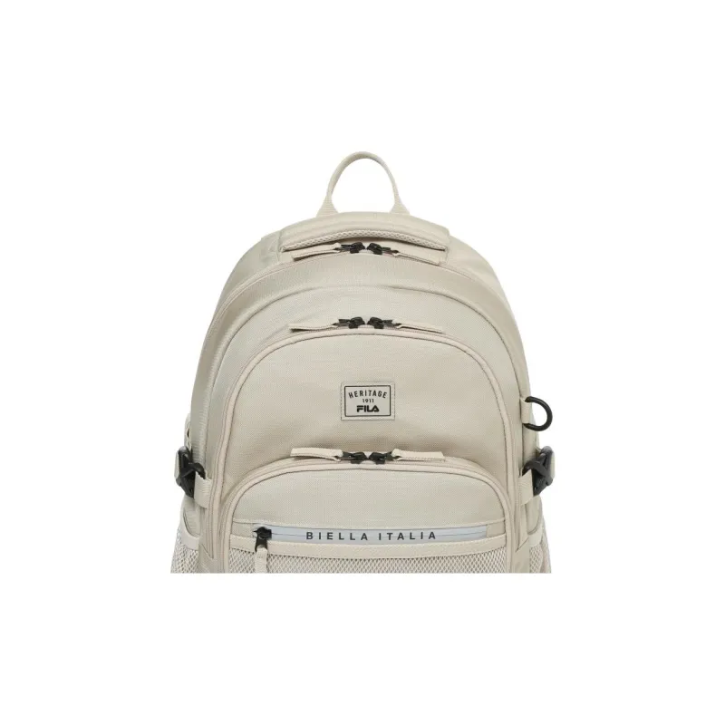 FILA Polyester Backpack Unisex Beige-3