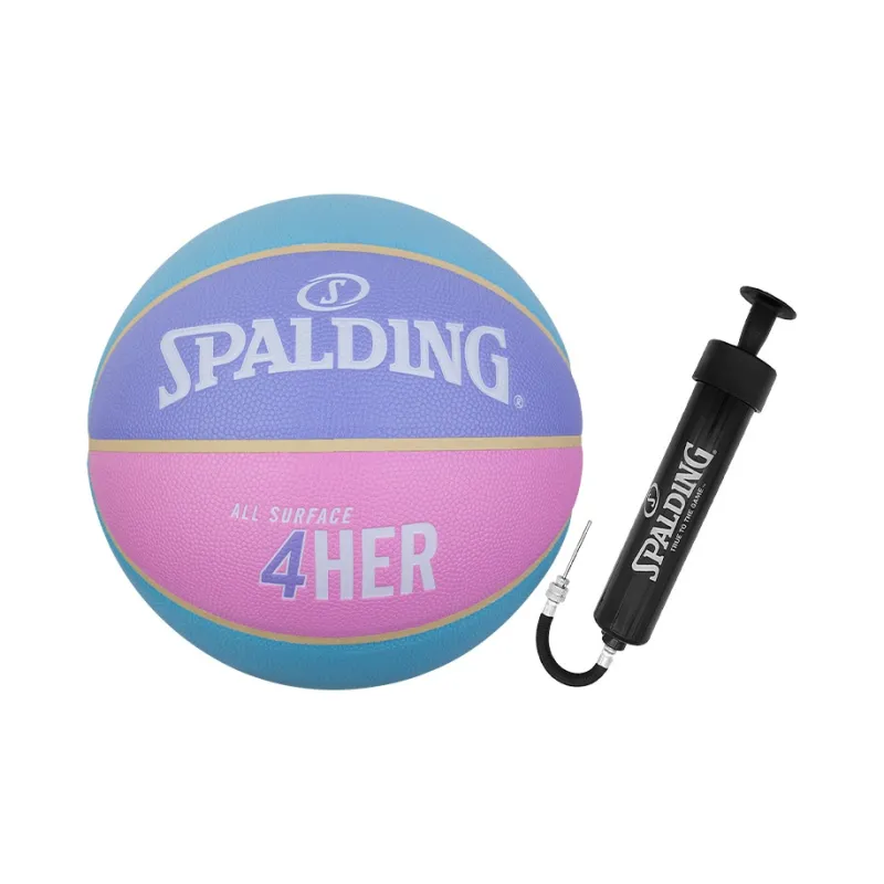 SPALDING 4Her Collection PU Basketball Multicolor Size 6 Training Match Unisex-2