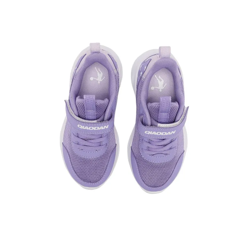 QIAODAN Anti Slip Wear Resistant Low Top Kids' Running Shoes Purple Children Aged 3 7 Years Old-3