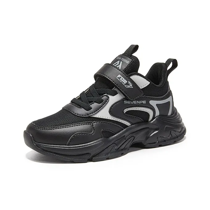 7 PE Anti Slip And Wear Resistant Rebound Lightweight Cushioning Low Top Kids' Running Shoes Teenagers-6