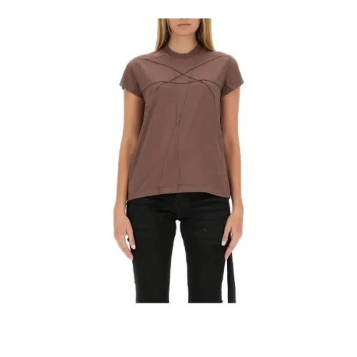 Rick Owens DRKSHDW Tonal-Stitching Crewneck T-Shirt