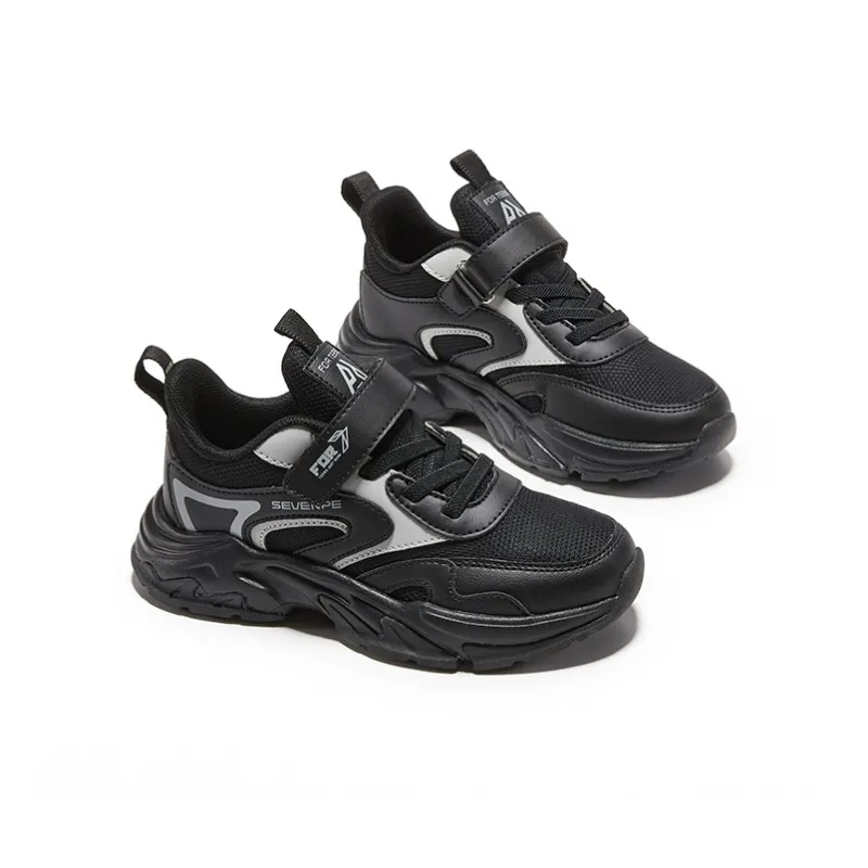 7 PE Anti Slip And Wear Resistant Rebound Lightweight Cushioning Low Top Kids' Running Shoes Teenagers-7