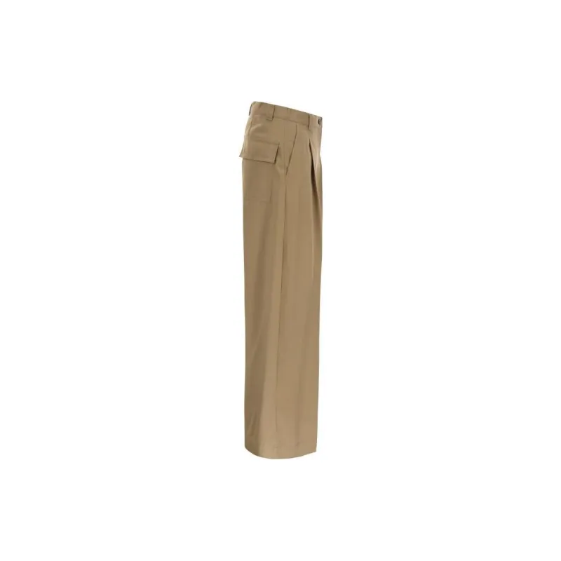 WEEKEND MaxMara Nebbie Wide Leg Trousers-2