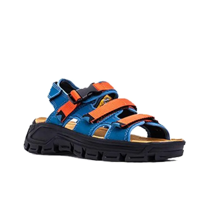CAT Beach Sandals Unisex Orange/Blue-3