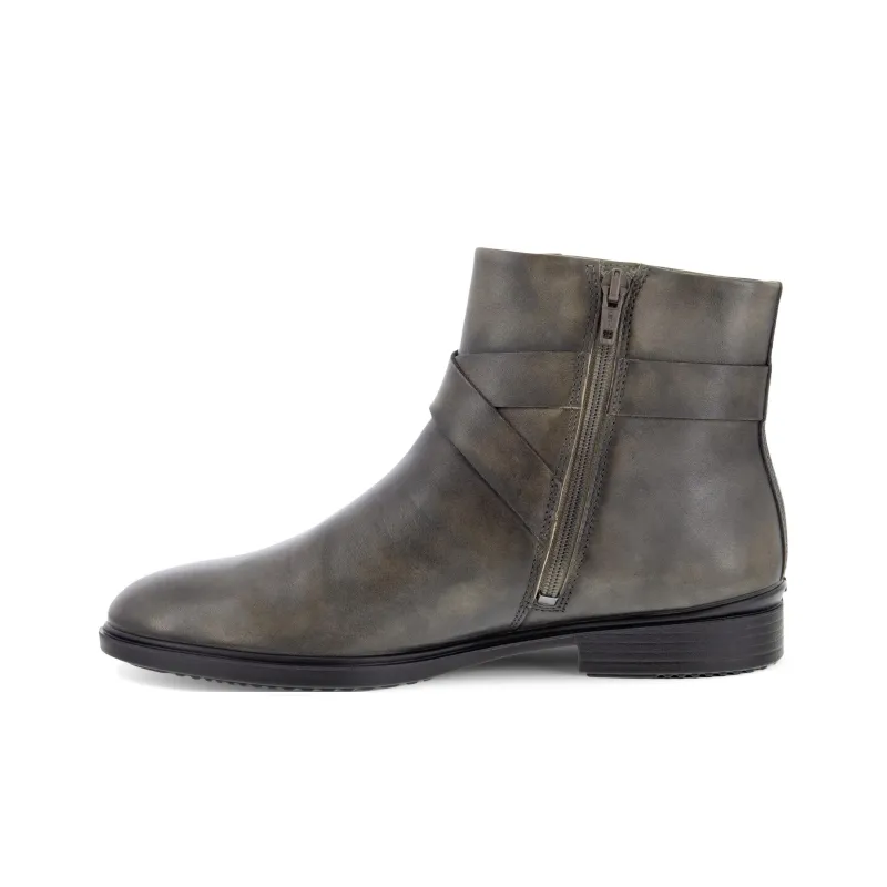 Ecco Touch 15 Ankle Boots Women's Gray Green-1