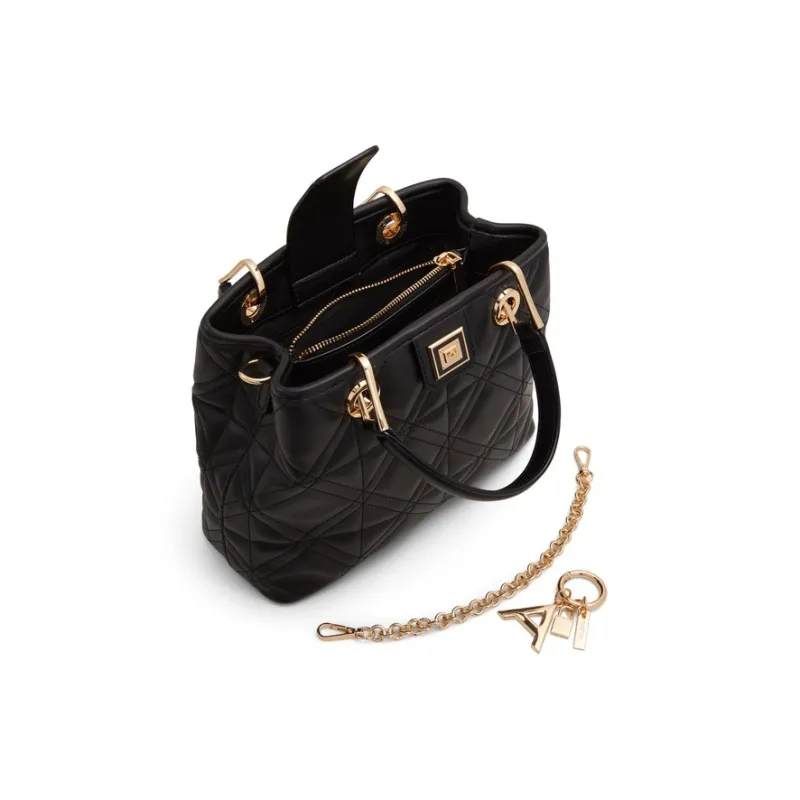 ALDO Artificial Leather Crossbody Handbag Medium Size Women's White/Black/Mixed Color-5