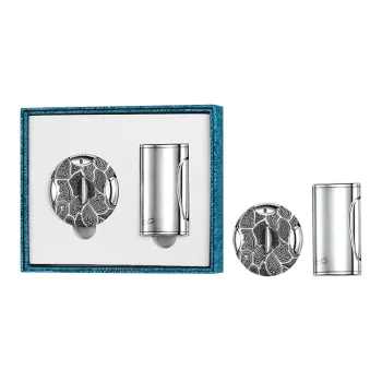 VANITY FAIR Cigar Accessories Two-Piece Set Portable Cigar Cutter Windproof Lighter Gift Box Set