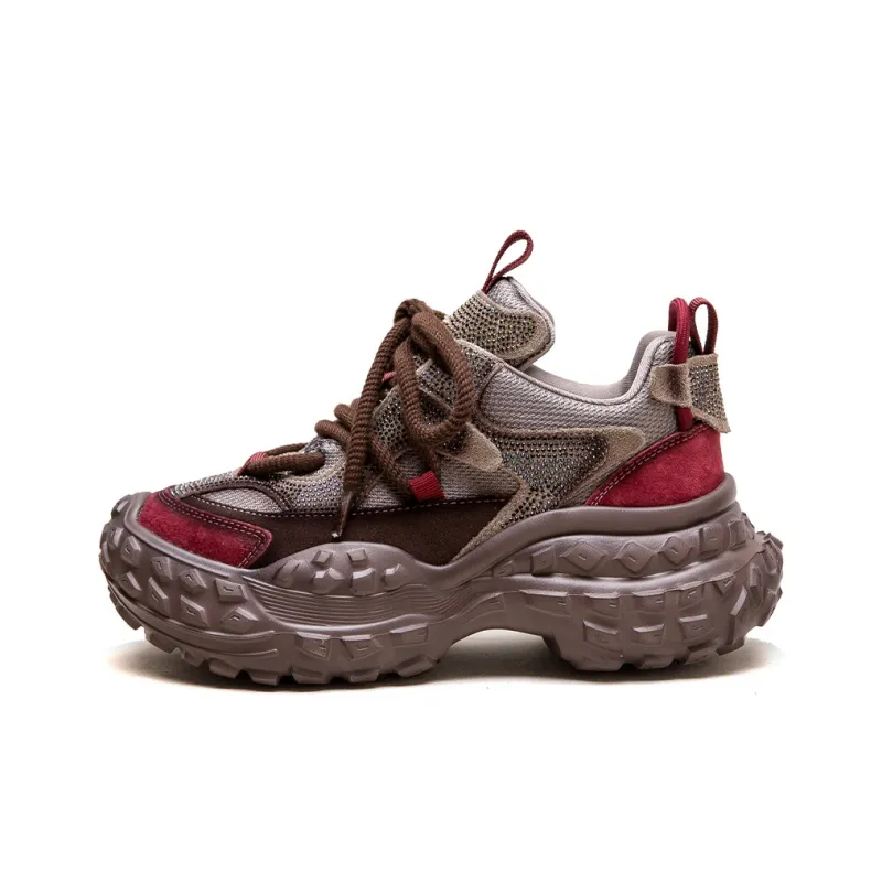 Jay Height Increasing Low-Top Chunky Sneakers Women's-3