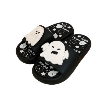 SHIGUDE Home Slippers Unisex, Black
