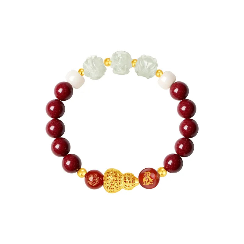 SEVEN COOK Hetian Jade Bracelets Pale Greenish White Jade Unisex-14