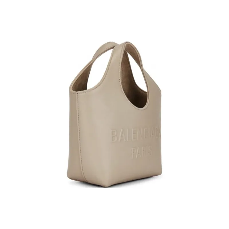 Balenciaga Mary-Kate Calfskin Tote Bag Shopping Bag Handbag Extra Small Women's Umber-1