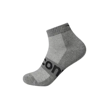 Saucony Polygiene No Show Socks Unisex 1 Pack Heather Gray