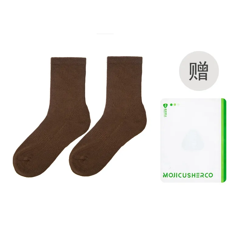 MOJICUSHERCO Mid-Calf Socks Women's Shopping Bag 1 Pack-34