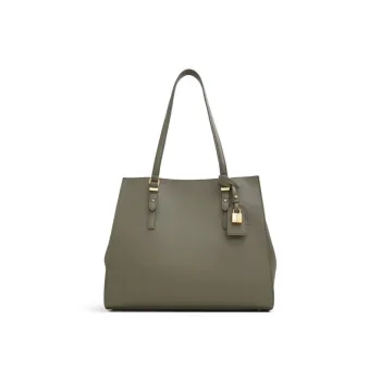 ALDO Artificial Leather One Shoulder Handbag Tubas Women's Khaki/Cognac/Black