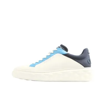 Jimmy Choo DIAMOND MAXI/M II Low Top Skateboard Shoes Men's White Blue