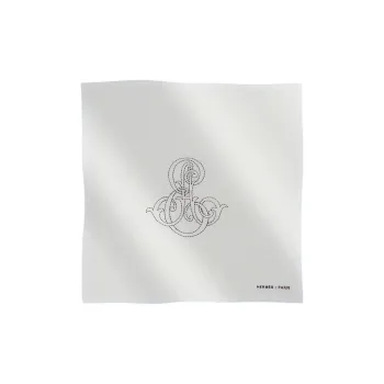 HERMES Cotton Silk Scarves Men's White