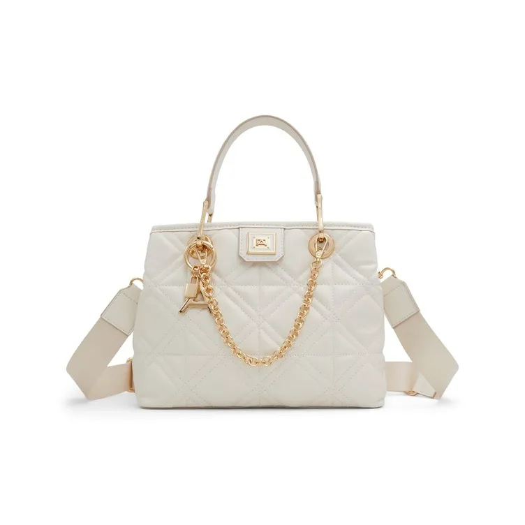 ALDO Artificial Leather Crossbody Handbag Medium Size Women's White/Black/Mixed Color-0