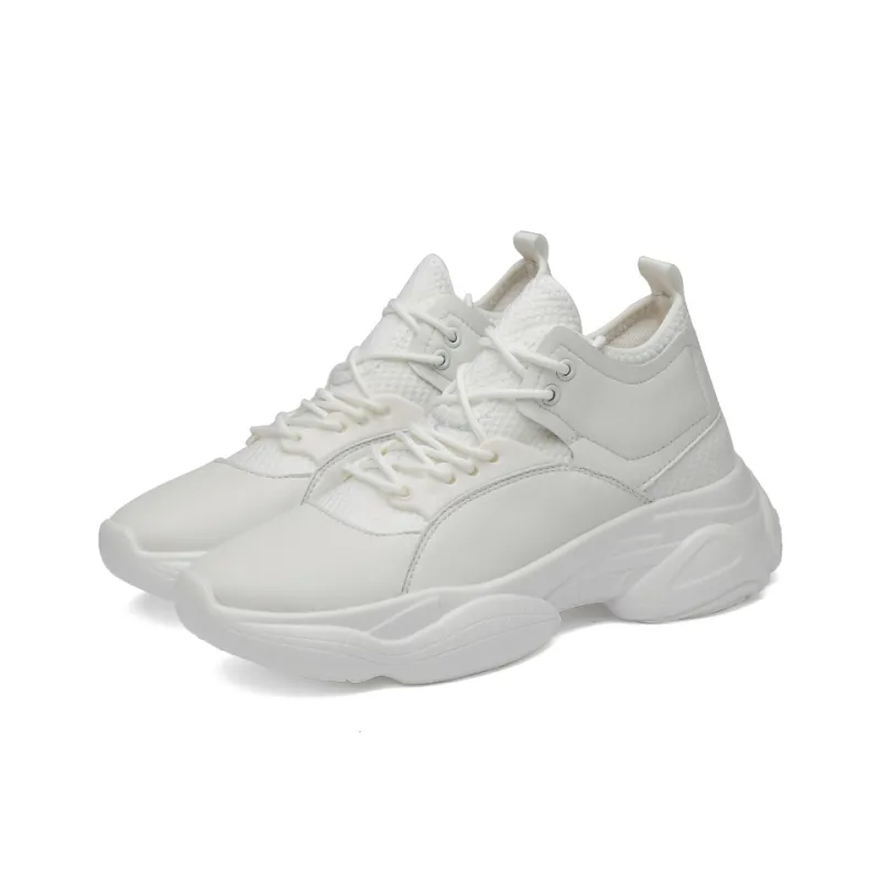Jerden Smith Cushioning, Breathable, Height Increasing Low Top Chunky Sneakers Unisex-9