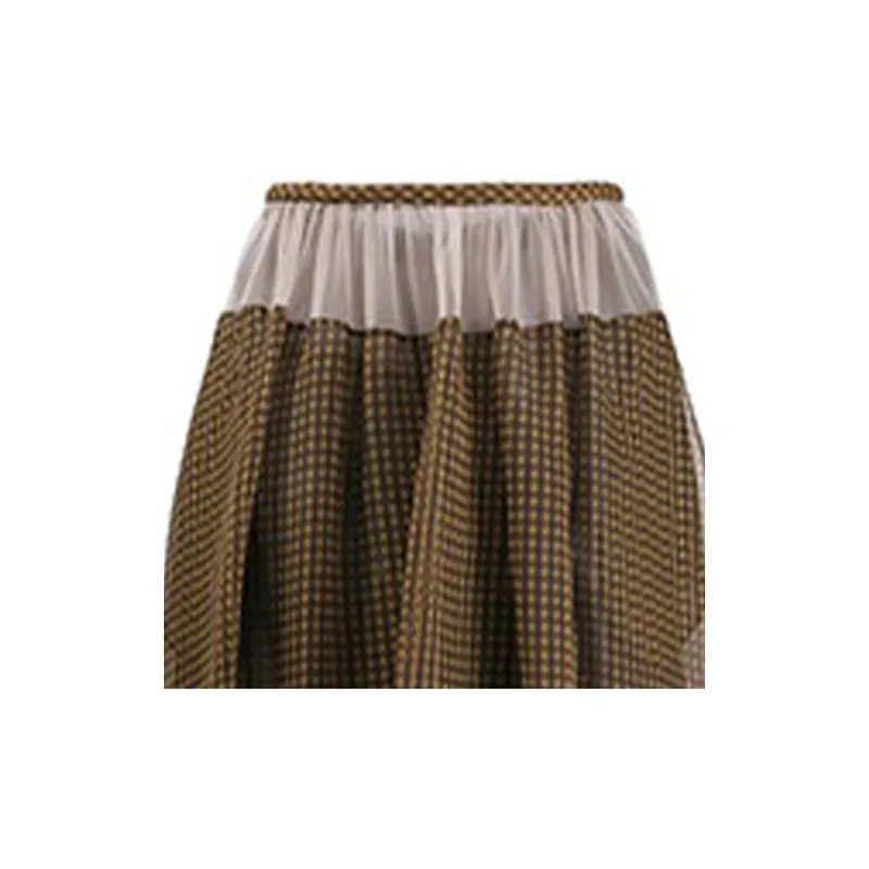 FENDI Casual Long Skirts Women's Brown-4