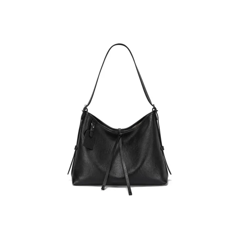 KAISER Top Grain Vegetable Tanned Cow Leather Portable Crossbody Bag Shoulder Bag Regular Women's Black/Coffee/Brown-0