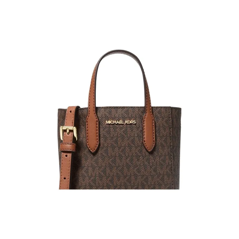 MICHAEL KORS Coated Canvas Shoulder Bag Crossbody Bag Handbag Mini Women's Dark Brown-3