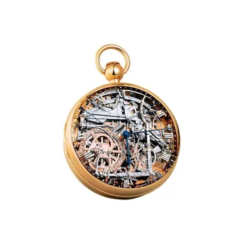 BREGUET Mechanical Movement-Automatic Mechanical Movement 18K Gold Special Alloy Wall Clock 64mm Unisex Cut-Out