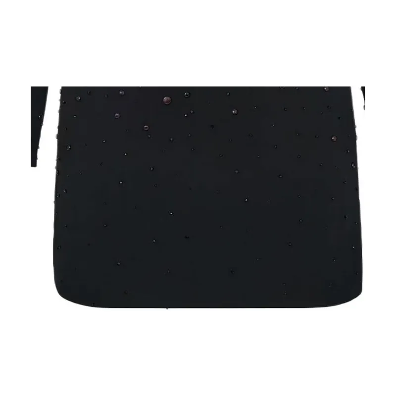 FENDI FW24 Long Sleeved Dresses Women's Black-4